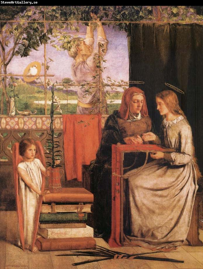 Dante Gabriel Rossetti The infancy of Maria